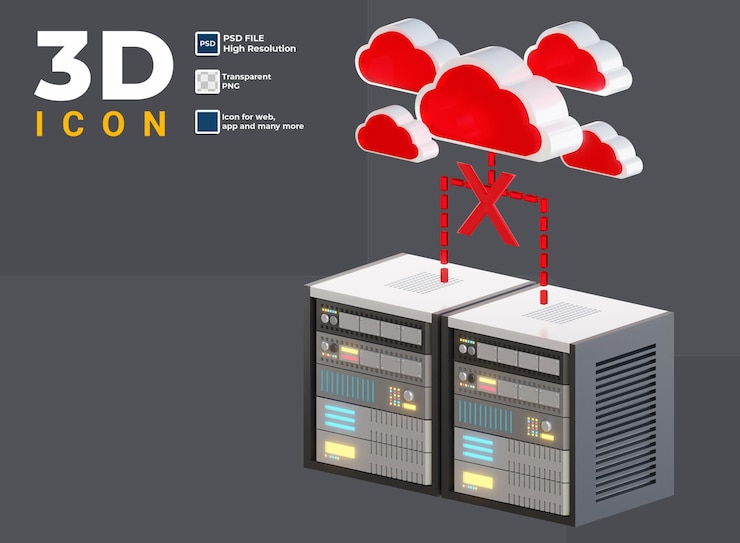 PSD 3d computer wolk