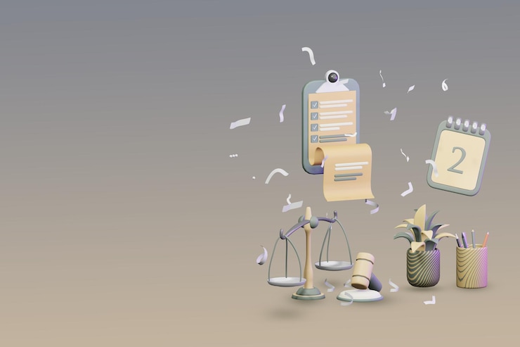 PSD 3d concept of law professional lawyer punishment judgement