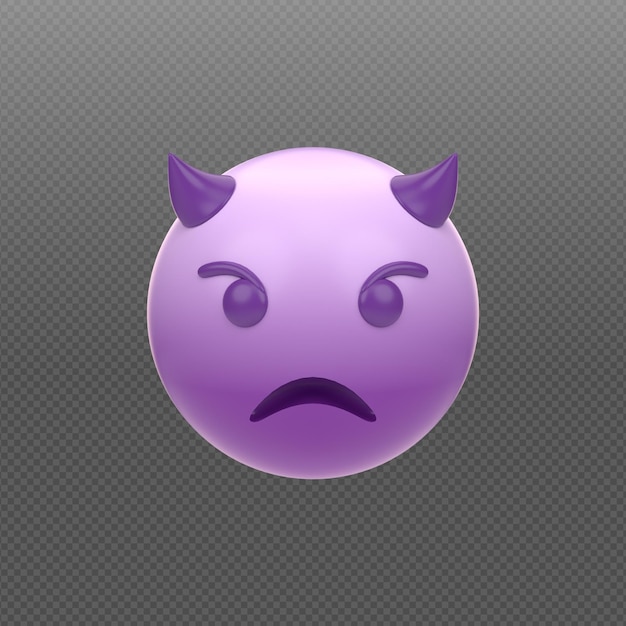 Rendering 3d del concetto di emoticon