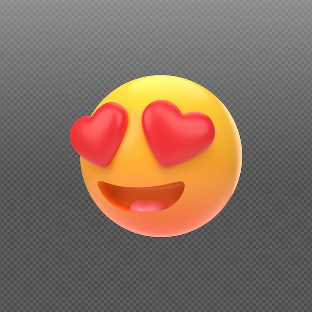 3D concept rendering of emoticon