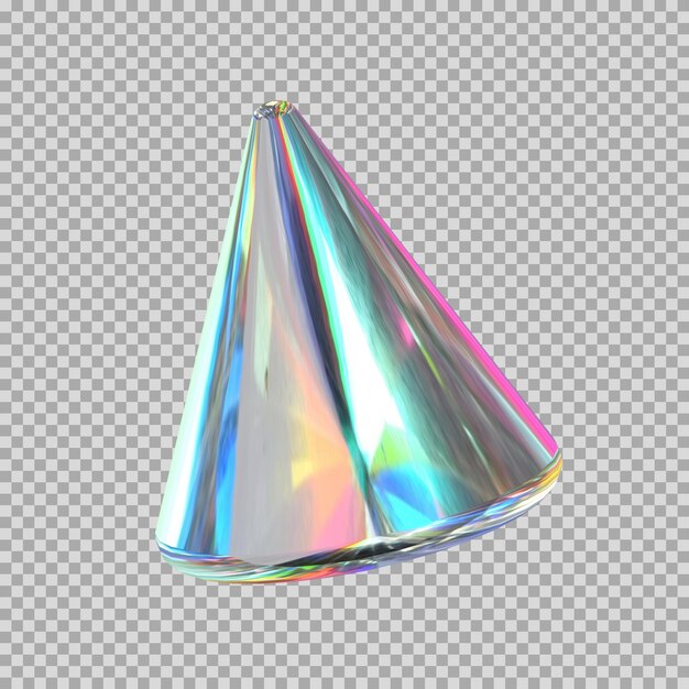 PSD 3d cone dynamic diamond icon