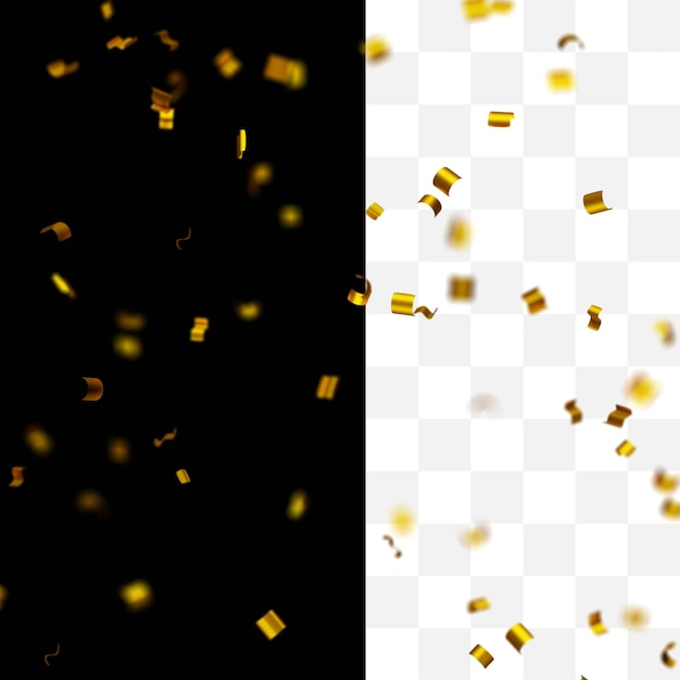 3d confetti geïsoleerd