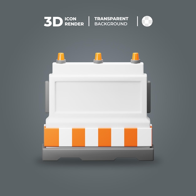 PSD 3d construction barrier