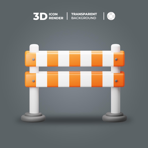 PSD 3d construction barrier