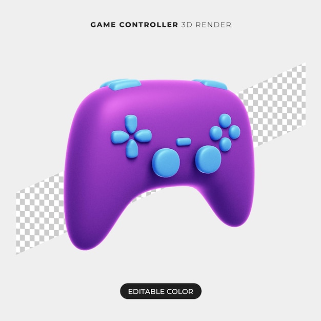 3D-controller pictogram mockup geïsoleerd