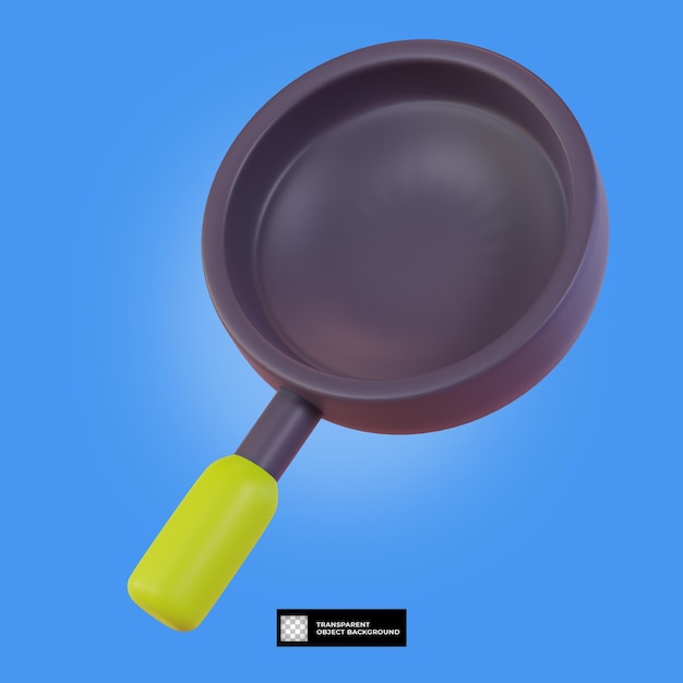 PSD 3d cooking tool frying pan