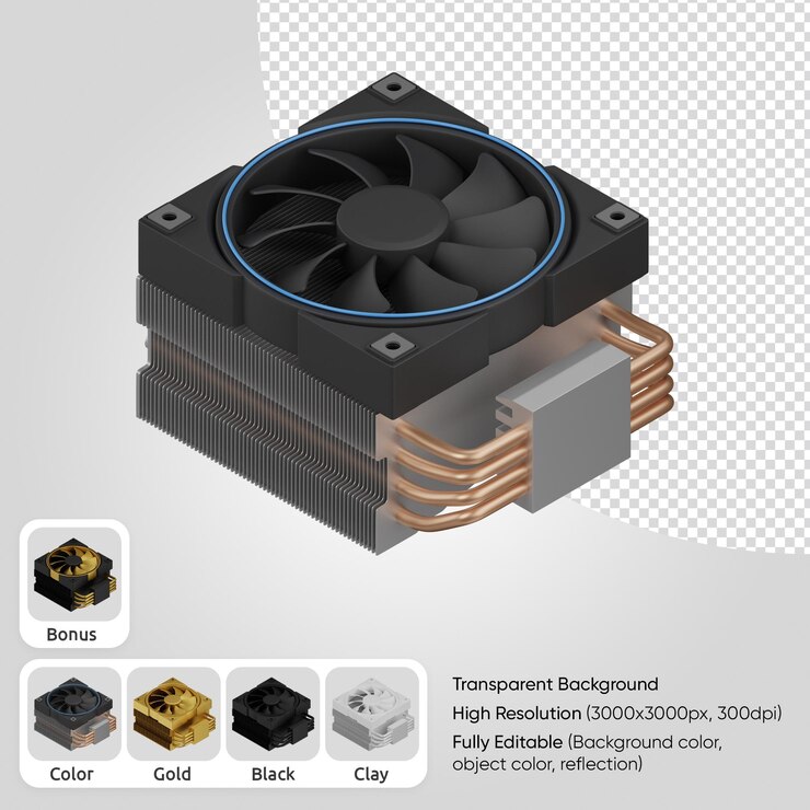 PSD 3d cooler with radiator