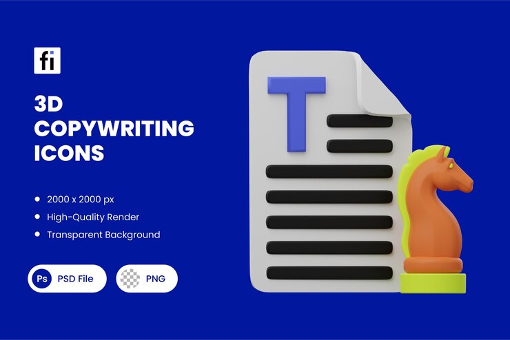 PSD 3d copywriting content strategy