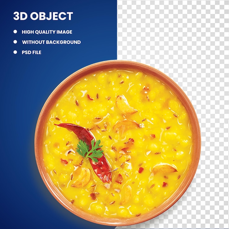 PSD 唐尼爾 (dal paneer) 是印度的美食,印度料理是印度的美食.