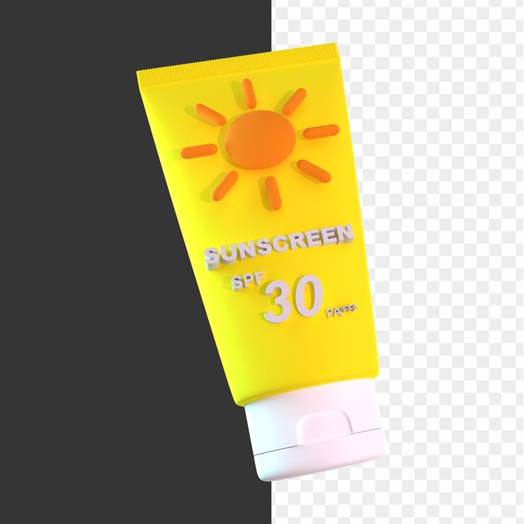 PSD 3d 화장품 일러스트레이션