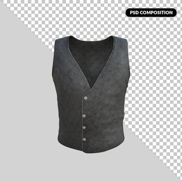 3D cowboy-tilbehør isolert Premium Psd
