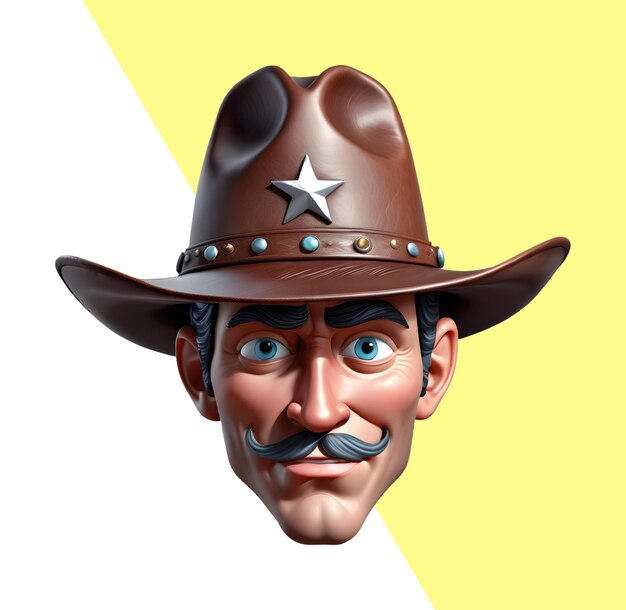 PSD 3d cowboy