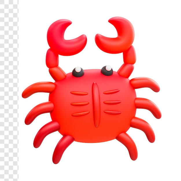 3d crab