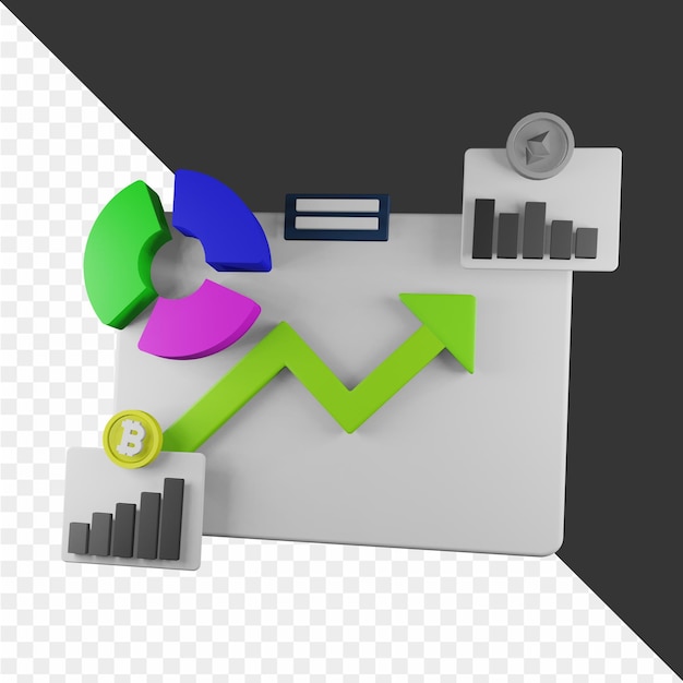 3D Crypto Illustrations