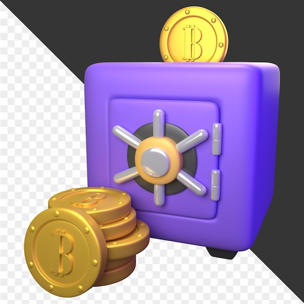 3D Cryptocurrencies Illustrations