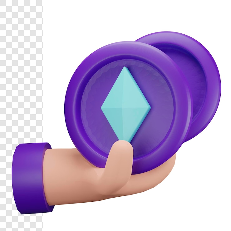 PSD 3d cryptocurrency coin