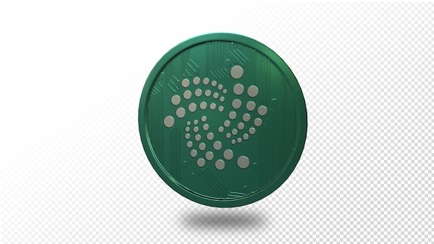 3D-cryptocurrency-muntstuk IOTA