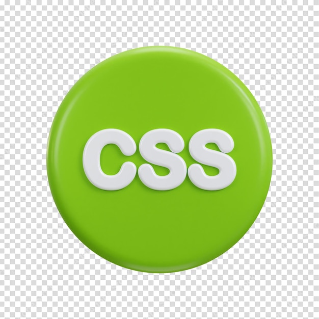 3d css icon symbols of software language