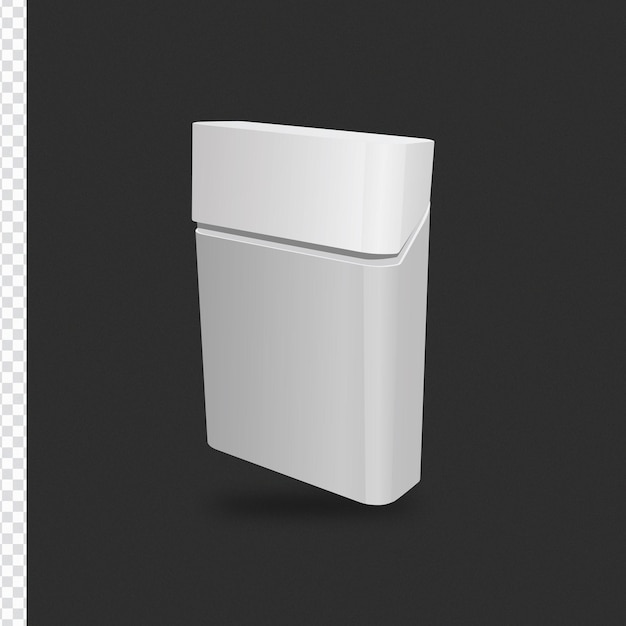 3d cuboid mockup