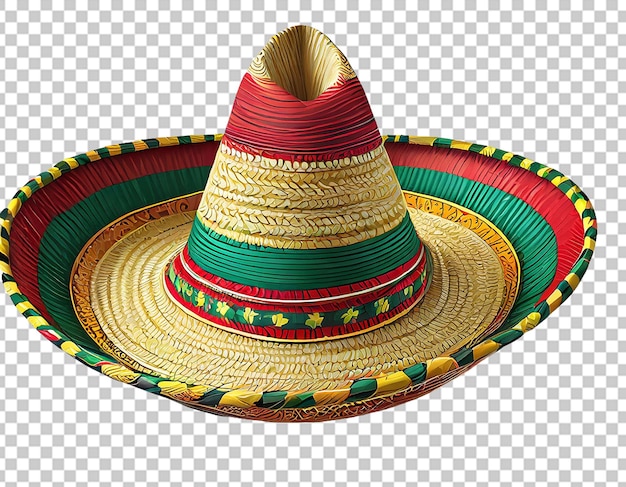 PSD icone culturale 3d cappello messicano