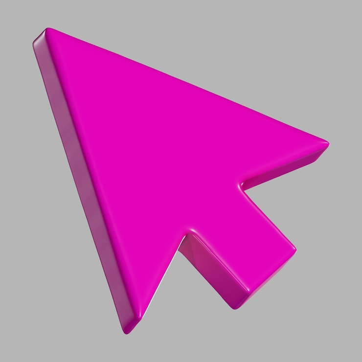 PSD 3d cursor mouse arrow
