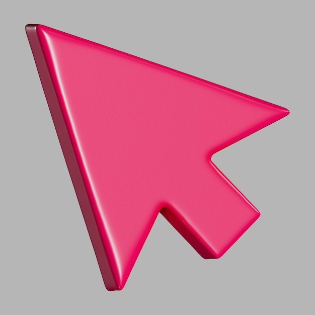 3D Cursor Mouse Arrow