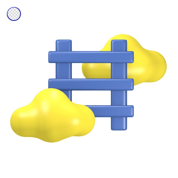 3 D かわいいアイコン オブジェクト動機成功