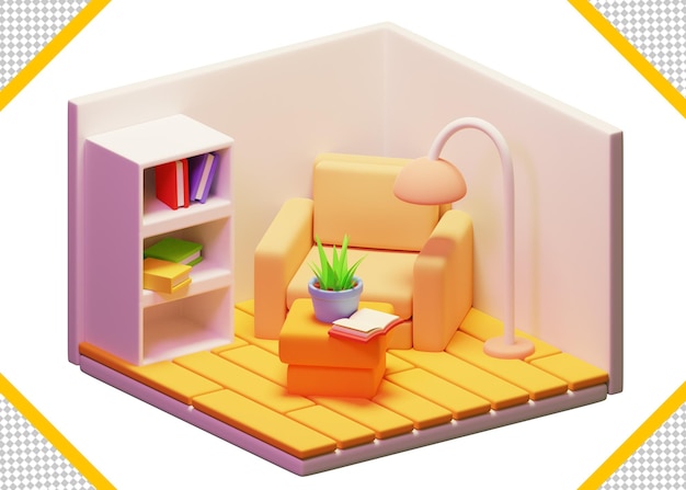3d cute icons to complement the design