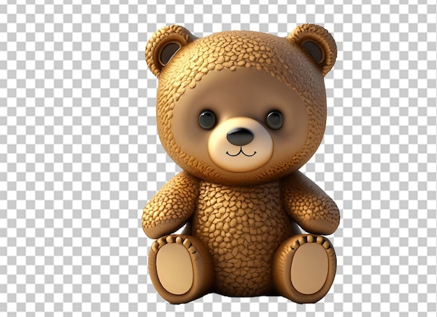 3d cute little baby bear