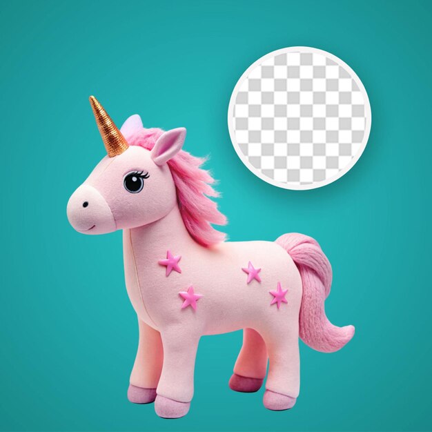 PSD unicorno carino in 3d