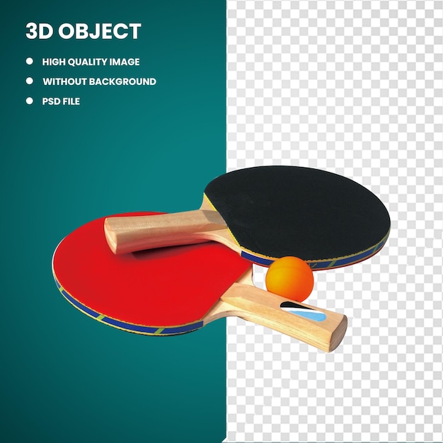 3d czerwone i czarne rakiety do ping-ponga Rakietka do tenisa stołowego Gra do ping-ponga