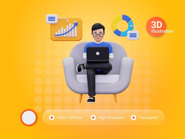 3d data information illustration