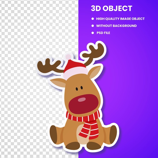 PSD 3d deer