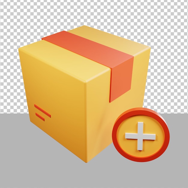 PSD 3 d 配送貨物ボックス
