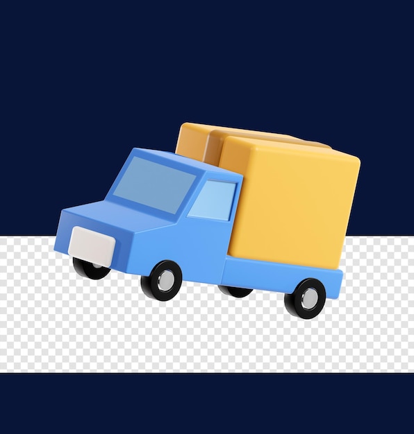 3d delivery product icon illustration premium psd