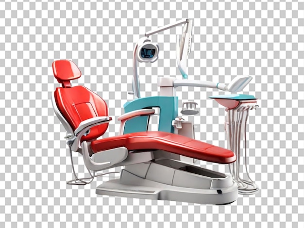 PSD 3d dental chair on object background