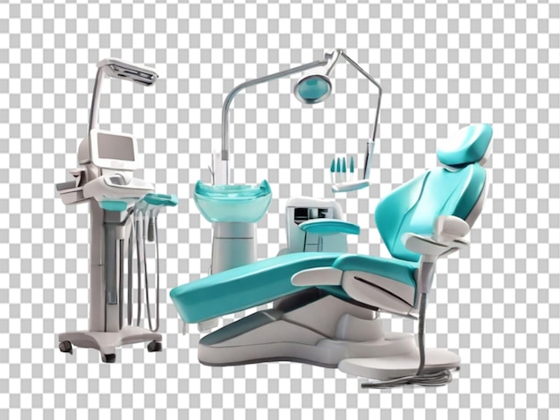 PSD Стоматологический стул на фоне объекта