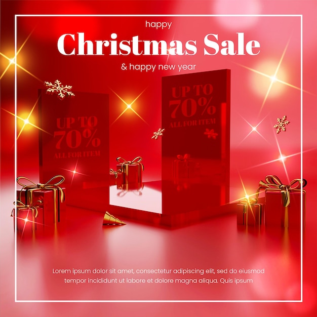 3d design christmas sale