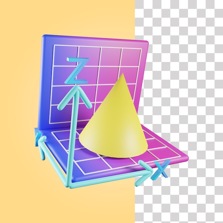 PSD 3d designing icon