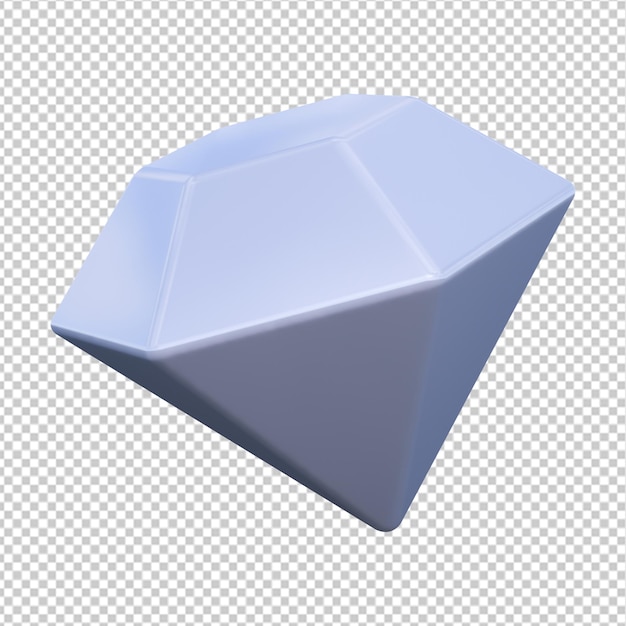 Значок 3D алмаз