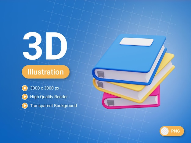 PSD 3d辞書アイコン