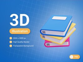3d dictionary icon