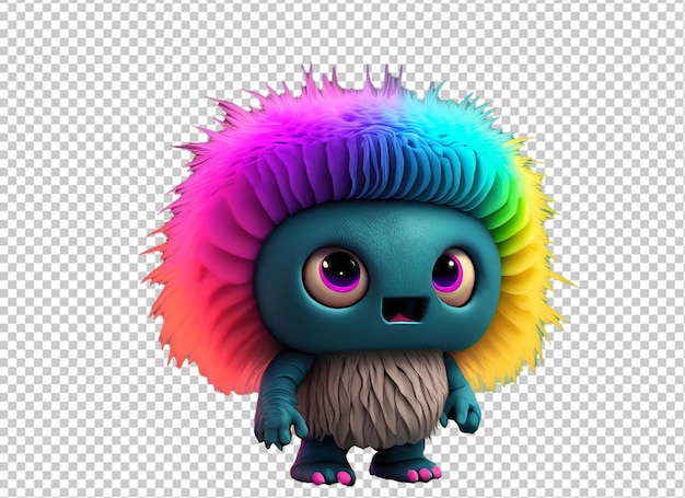 PSD 3d dierlijk monster