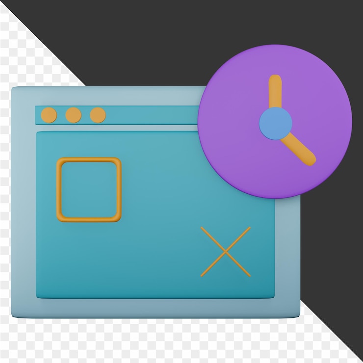 PSD 3d digital marketing icon