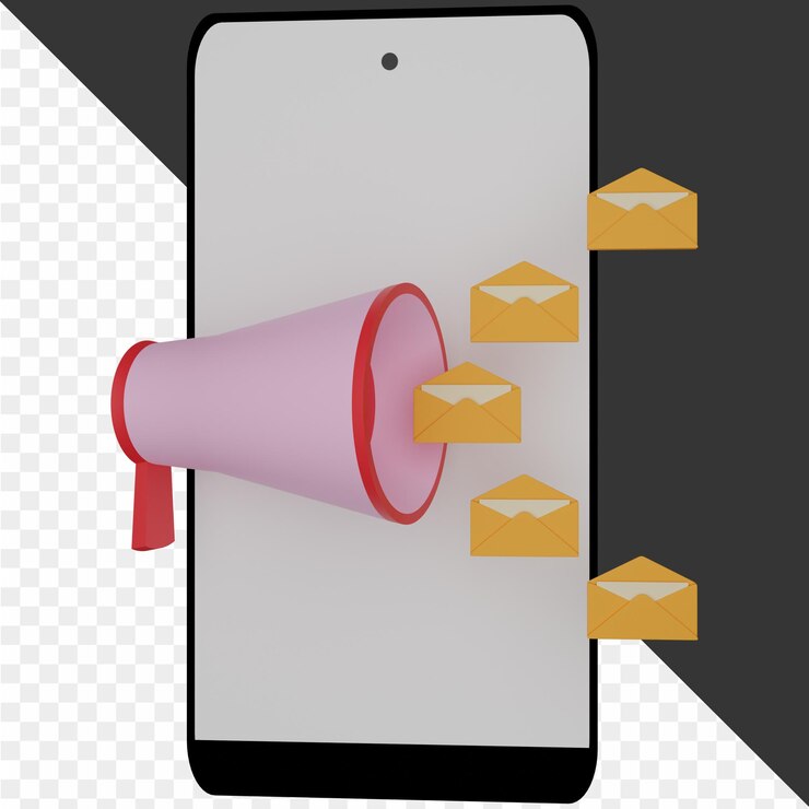 PSD 3d digital marketing icon