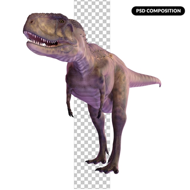 PSD 3d dinosaur