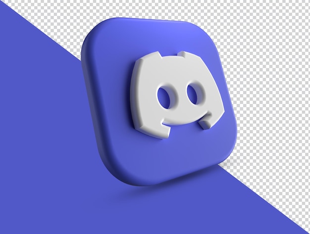 Free Discord Logo 3D Logo download in PNG, OBJ or Blend format