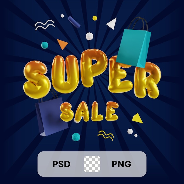 3d discount off illustration