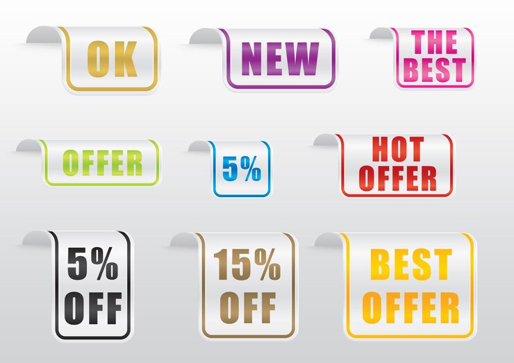 PSD 3d discount promotion banner template