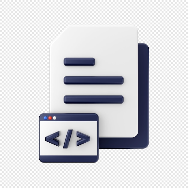 PSD programmazione web di documenti e file 3d